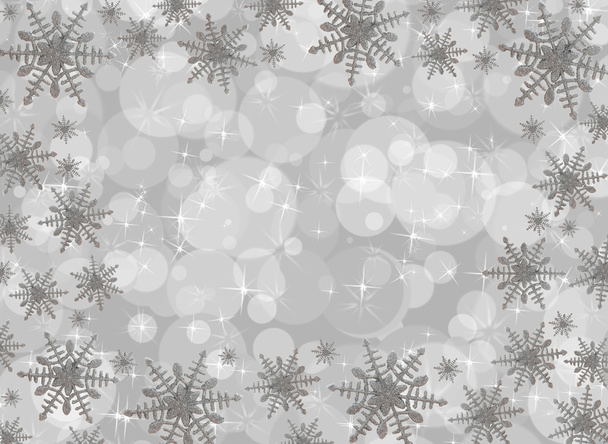 Бордер снежинки
 - Фото, изображение