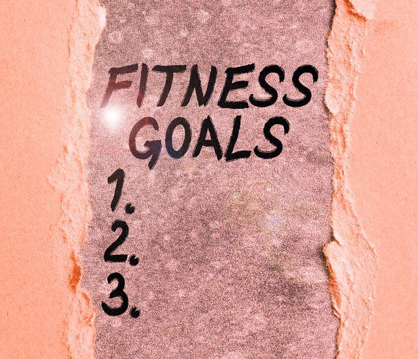 Text ukazující inspiraci Fitness cíle, Internet Koncept Volný tuk Vytváření svalů Zesílení kondicionování - Fotografie, Obrázek