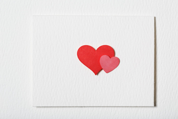 Kézzel készített szívét kártya - Fotó, kép