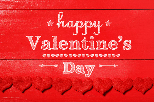 Happy Valentines Day message - Zdjęcie, obraz