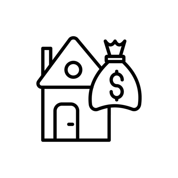 Finance Home kuvaketta vektori. Logotyyppi - Vektori, kuva