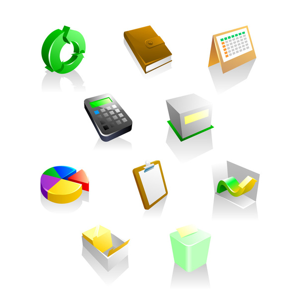 Business iconset collection - Vector, afbeelding