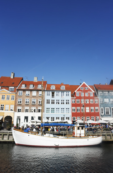 Nyhavn distrito de Copenhague
 - Foto, Imagen