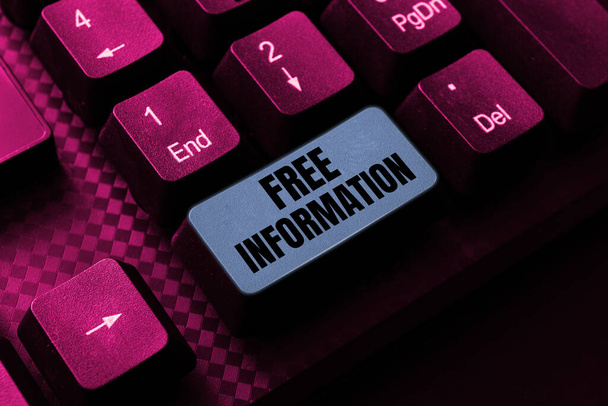 Бесплатная информация, Обзор бизнес-знаний, полученных в результате расследования, изучения или обучения бесплатно - Фото, изображение