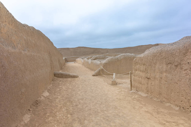 Sacred City of Caral-Supe archaeological site in Peru.  - Photo, Image