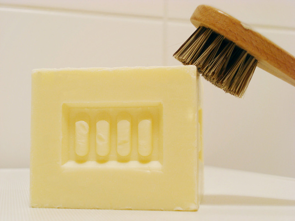 σαπούνι και βούρτσα - Φωτογραφία, εικόνα