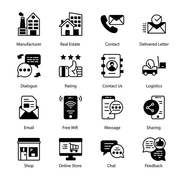 Shopping, Promotion, Discount, E commerce Optimization, Shopping Cart, Alarm Clock, Rate Cut, Cashless, Verification, Round The Clock, Guarantee, Clothes, Glyph Icons - Solid, Vectors - Vector, Image