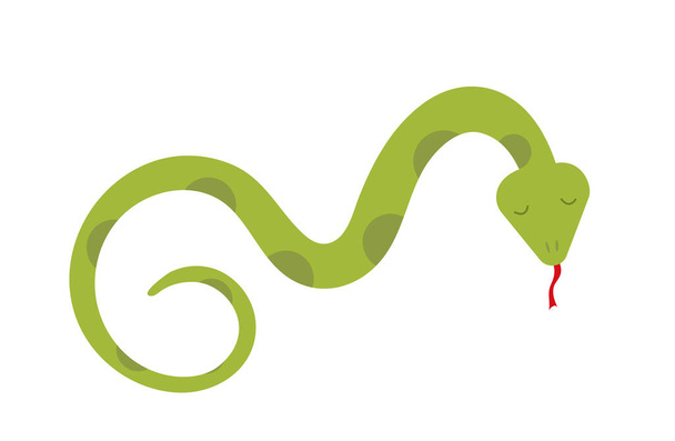 Käärmeikoni. sarjakuva esimerkki vektorin kuvakkeet web - Vektori, kuva