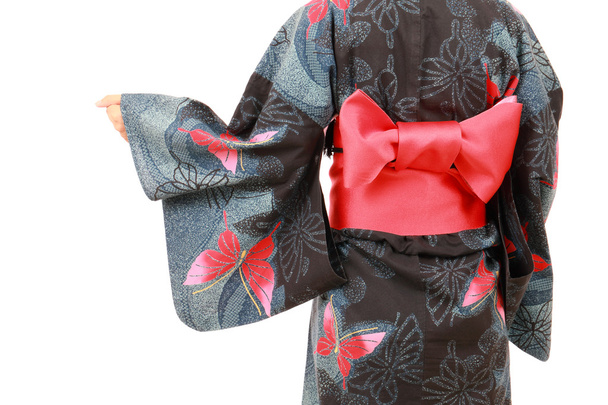 japońskie kobiety w tradycyjnych strojach kimono - Zdjęcie, obraz