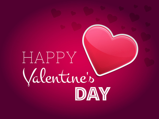 Valentine Love Background - Vector, imagen