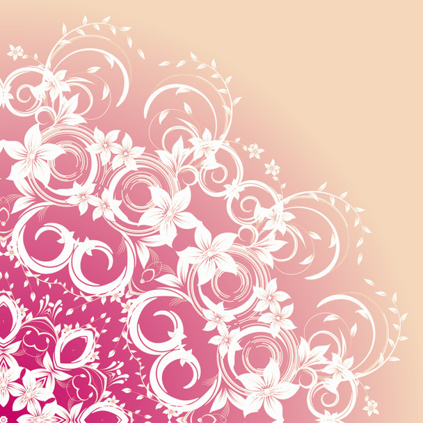 Dekoratif rozet desen - Vektör, Görsel