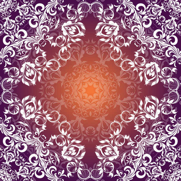 Decorative Rosettes pattern - Вектор,изображение