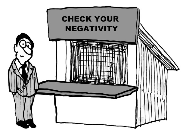 Check Your Negativity - Vector, Image