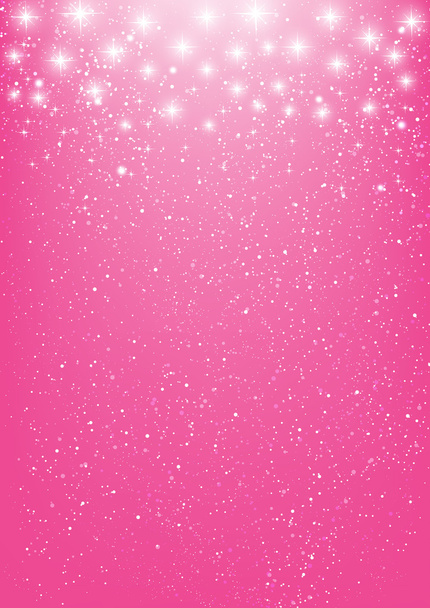 Stars on pink background - Vector, Image