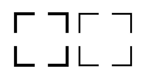 Icono de pantalla completa ilustración vectorial. Expanda a signo y símbolo de pantalla completa. Flechas símbolo - Vector, Imagen