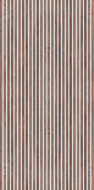 Houten latten. Natuurlijk hout lath lijn rangschikken patroon textuur achtergrond - Foto, afbeelding