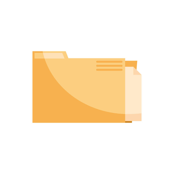 archivo de carpeta documentos icono de datos - Vector, imagen