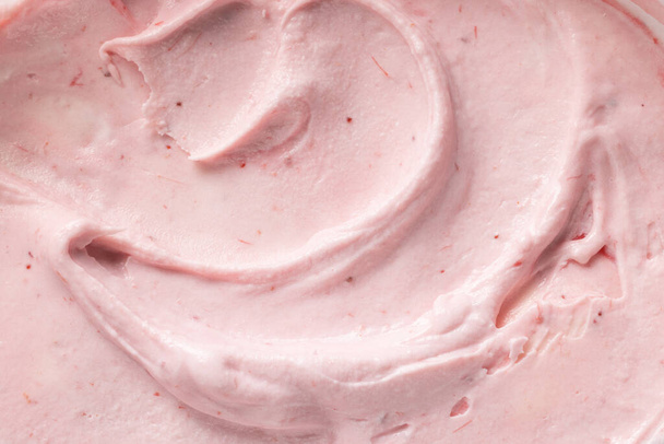 rosa fragola fatta in casa gelato texture - Foto, immagini