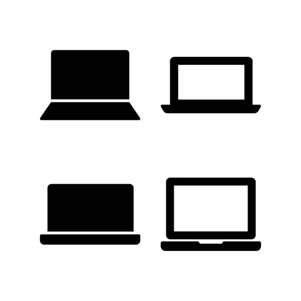 Vektor ikon notebooku pro webovou a mobilní aplikaci. podpis a symbol počítače - Vektor, obrázek