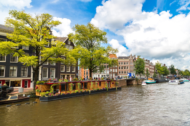Amsterdam canaux et bateaux
 - Photo, image