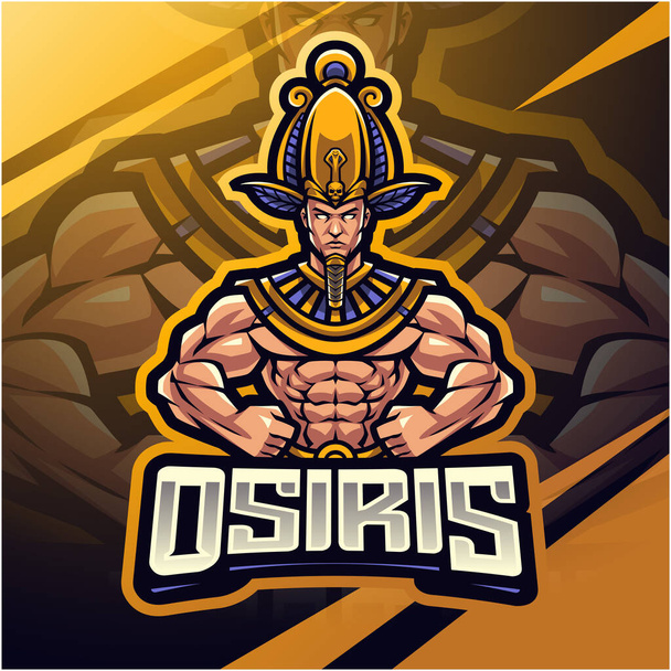 Osiris esport maskot logo design - Fotografie, Obrázek