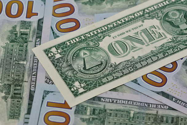 Çeşitli ülke banknotlarının görüntüleri. Amerikan Doları Fotoğrafları. - Fotoğraf, Görsel