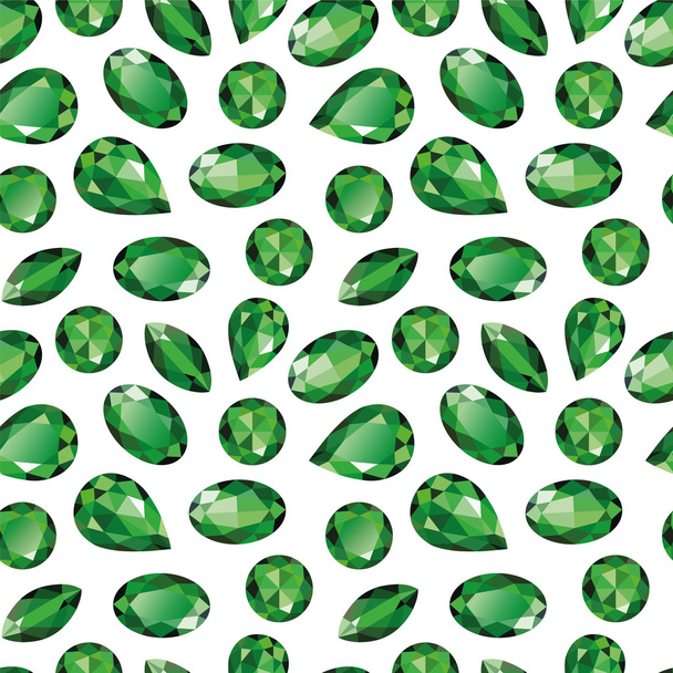 Smaragden naadloze textuur vector - Vector, afbeelding