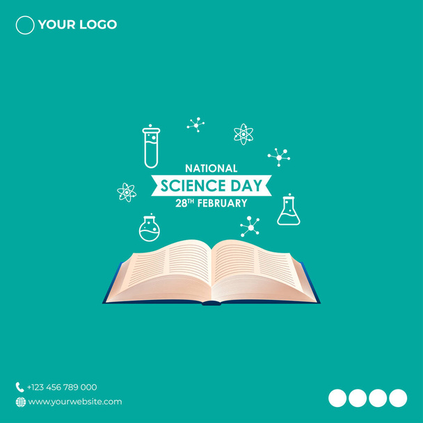 Vector illustration of National Science Day 28 February - Vecteur, image