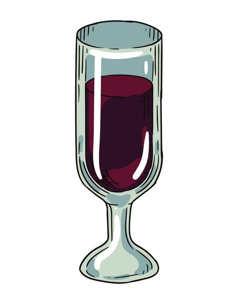 свіже вино в кубковій іконі
 - Вектор, зображення