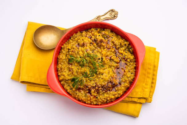 Millet Khichdi or bajra khichadi is a one pot healthy and protein rich gluten-free Indian meal - Photo, Image