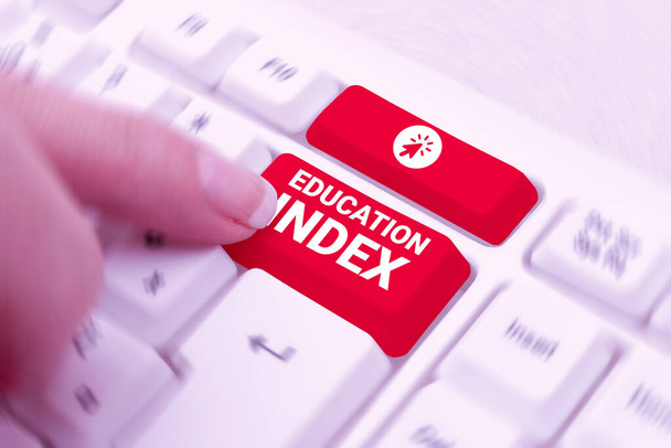 Visualizzazione concettuale Education Index, Foto concettuale che mira a soddisfare le esigenze di apprendimento di tutti i bambini giovani adulti - Foto, immagini