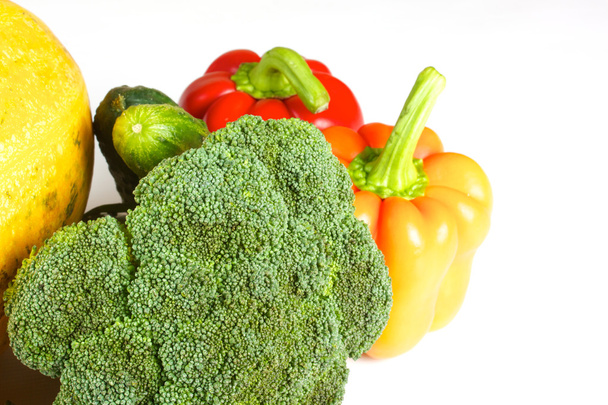 Pepper, broccoli, cucumber and pumpkin - Foto, Imagem