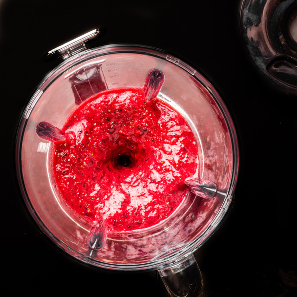 Mixed Berries being Liquidized - Photo, Image