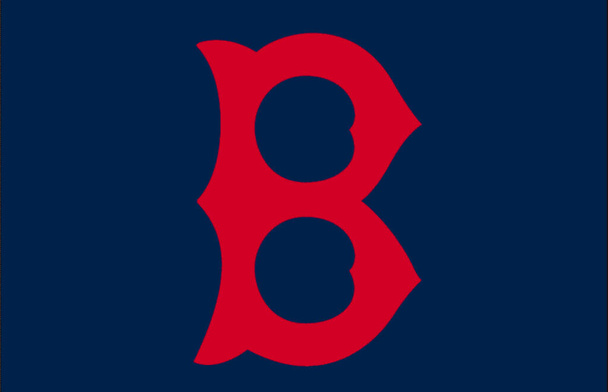 Boston Red Sox beyzbol takımının logot tipi - Fotoğraf, Görsel