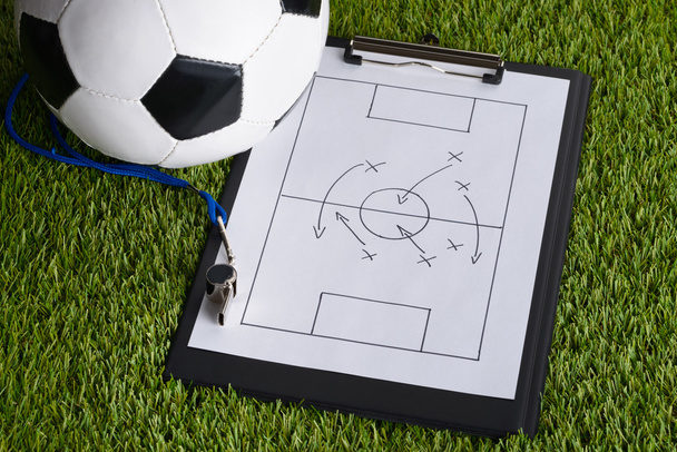 Soccer Tactic Diagram - Φωτογραφία, εικόνα