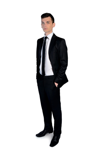 Business man standing serious - Foto, Imagem