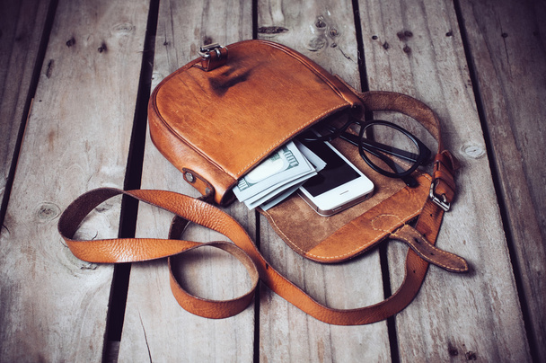 hipster's bag - Photo, Image
