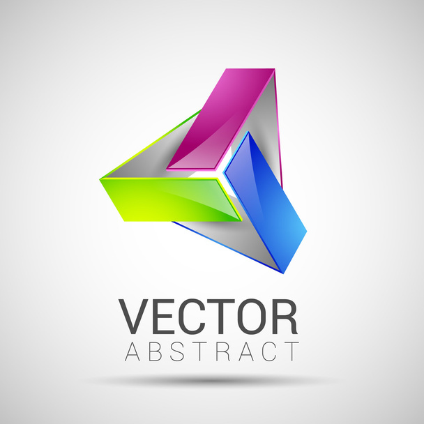 abstract element shape vector design icon - Vector, Image