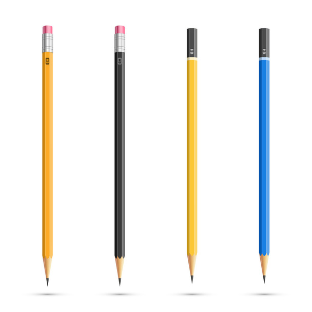 Pencils set - Vektor, kép