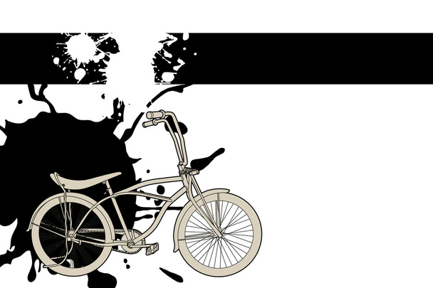 zarys rowerów - Wektor, obraz