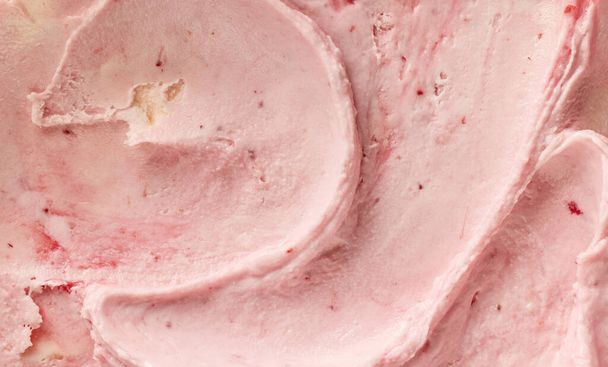 ροζ φράουλα σπιτικό παγωτό υφή - Φωτογραφία, εικόνα