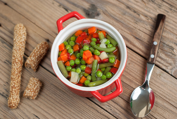 zeleninová polévka - Fotografie, Obrázek