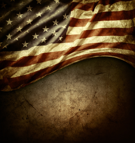 Американский флаг  - Фото, изображение