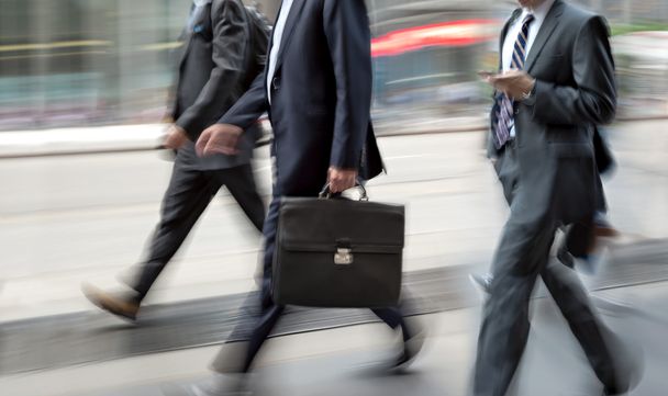 group of business people in the street - 写真・画像