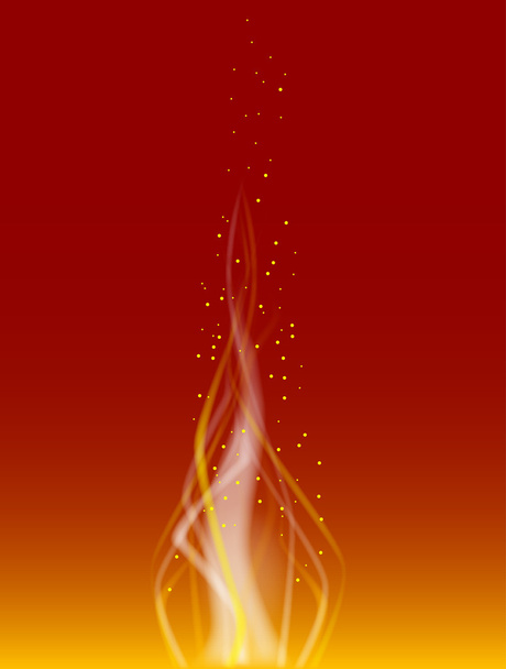 Fire Background - Vektor, Bild