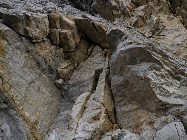 The Bismantova stone a rock formation in the Tuscan-Emilian Apennines (Italy) - Zdjęcie, obraz