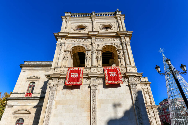 Sevilla Belediye Meclisi Sevilla Endülüs İspanyası. Santo Tomas Salonu. - Fotoğraf, Görsel