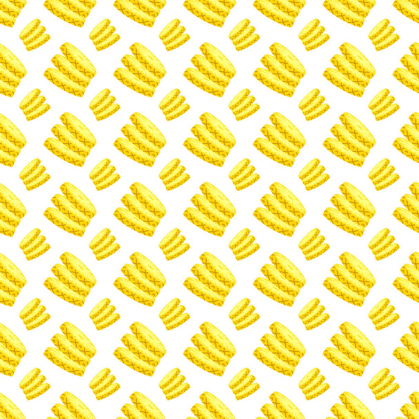 Seamless pattern with Pineapple, for decoration - Vector, imagen