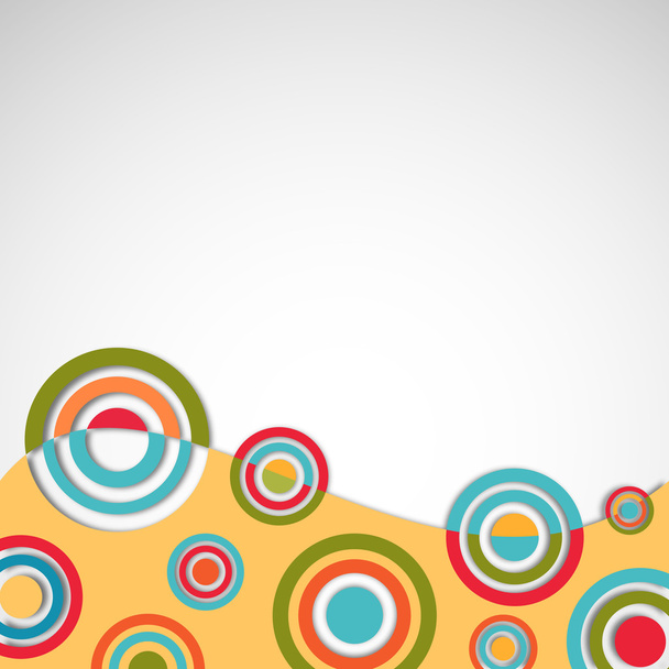 Abstract design with spiral. - Vector, afbeelding