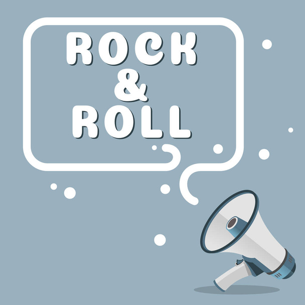 Rock Roll, Business Showcase müzik türü popüler dans müziğinin ağır ritmini gösteren bir ilham. - Fotoğraf, Görsel